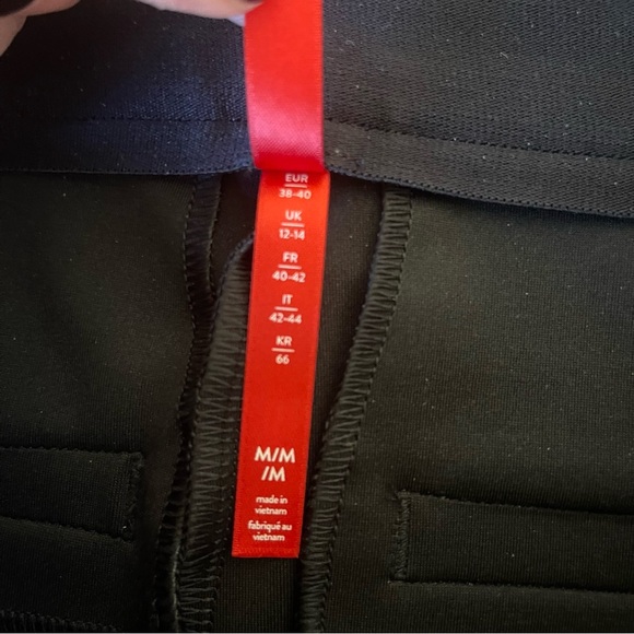 Women’s SPANX‎ Black Faux Leather  Flare Pants *O0247 - Picture 5 of 8